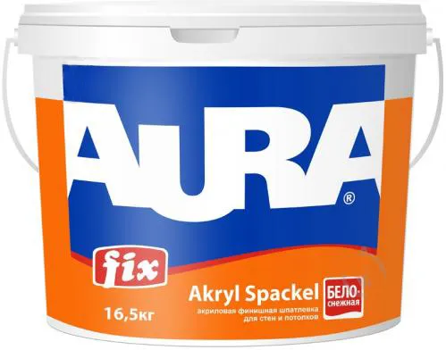 Шпаклевка акриловая AURA Fix Akryl Spackel 16,5 кг - PRORAB