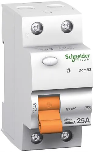 Дифференциальное реле SCHNEIDER ELECTRIC 2р 25А - PRORAB