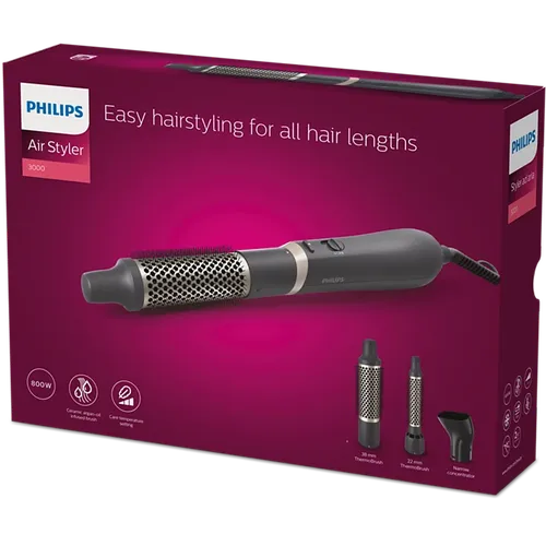 Фен-щетка для суш.волос 800Вт PHILIPS BHA301\00 - PRORAB image-3