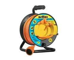 Удлинитель на катушке SVITTEX ПВС 2*1,5 50м с розеткой SV-2070 - PRORAB image-7