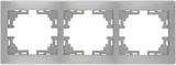Рамка LEZARD Mira 3-я горизонтальная металл серая 701-1000-148 - PRORAB image-5