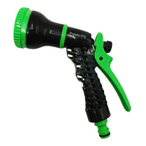 Пистолет для полива Presto-PS 7 режимов пластиковый зеленый 4448 - PRORAB image-1