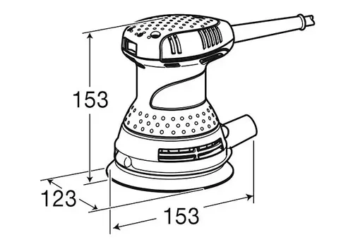 Эксцентриковая шлифмашина Makita BO5030 (125 мм 300 Вт) - PRORAB image-1