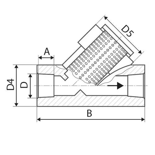 Фильтр для воды 20 пайка ИТАЛ - PRORAB image-2