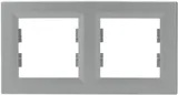 Рамка SCHNEIDER Asfora 2-я горизонтальная алюминий - PRORAB image-13