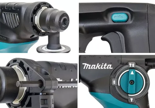 Перфоратор HR2810 MAKITA 800 Вт, 2,9Дж, 0-1100об/мин, 0-4500уд/мин, 13/28/32 мм, 3,4кг - PRORAB image-2