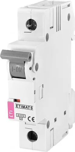 Автоматический выключатель ETI ETIMAT 6 "С" 1р 32А - PRORAB