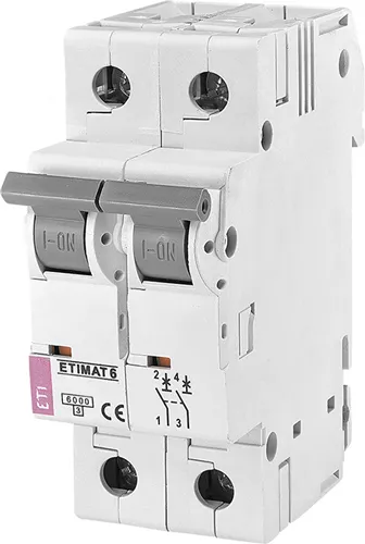 Автоматический выключатель ETI ETIMAT 6 "С" 2р 32А - PRORAB