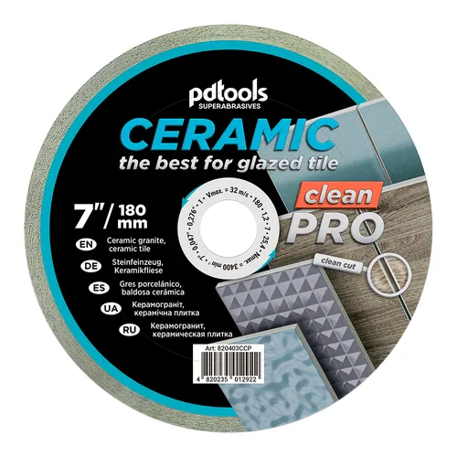 Диск алмазный PDtools CLEAN EDGE 125 1.8 25 22.2 - PRORAB
