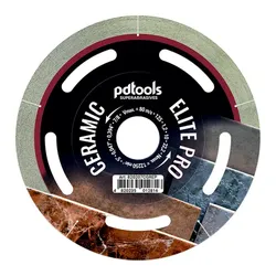 Диск алмазный PDtools CERAMICS ELITE PRO 125 1.2 10 22.2 - PRORAB image-7