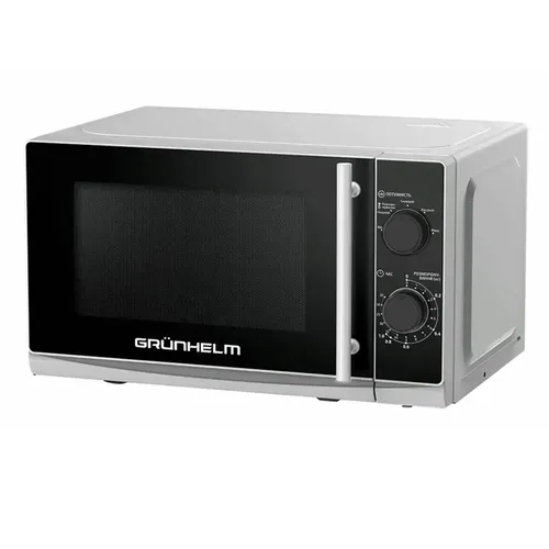 Микроволновая печь GRUNHELM 20MX730-G (серый) 20л, 700 Вт, механическая - PRORAB