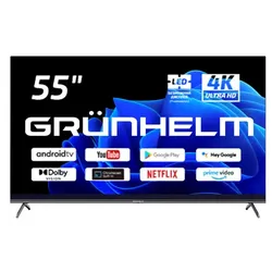 Телевизор - Q55U701-GA11V T2 SMART TV, UHD, M8Q, Google android 11.0, цветная коробка, видео RC (GRUNHELM) - PRORAB image-15